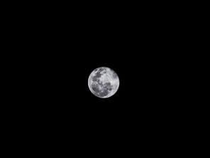 Micro full moon in the sky