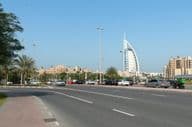The intersection of Umm Suqeim and Jumeira Street in Dubai.