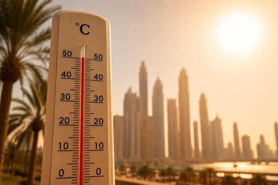 Start of Dubai's Summer Heat Peak