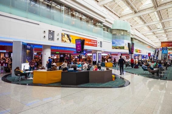 Dubai International Airport.